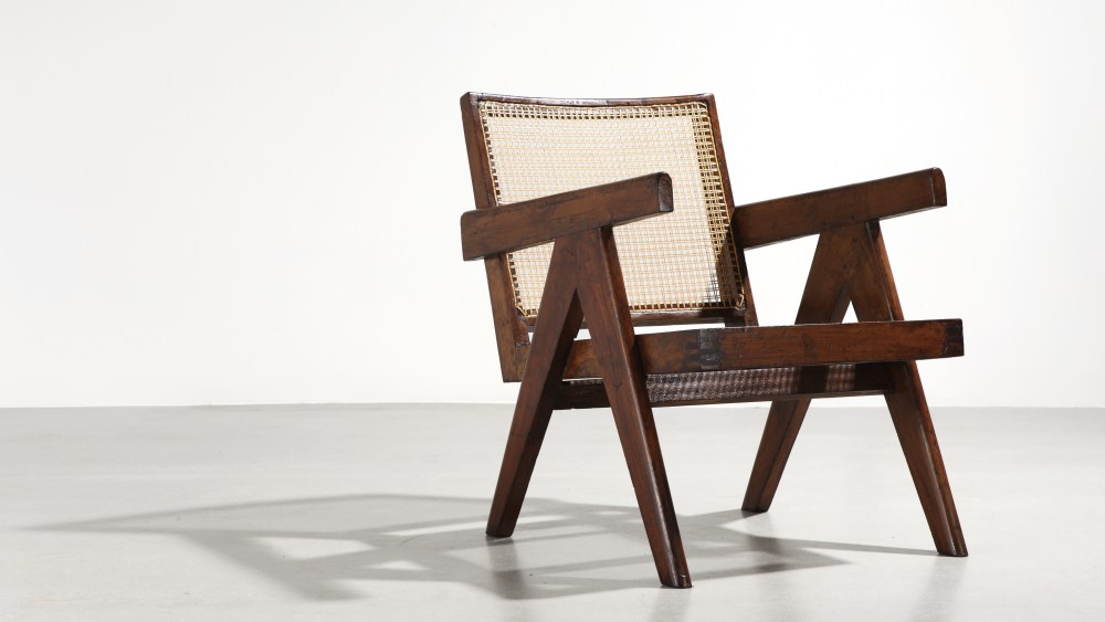 Pierre Jeanneret, Easy armchair, ca. 1955-56.