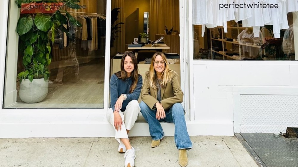 Lisa Hickey and Jen Menchaca, cofounders of Perfect White Tee.