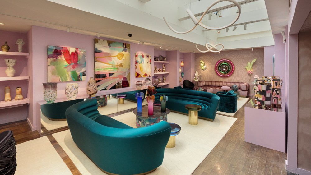 The Todd Merrill Studio exhibition at Bergdorf Goodman.