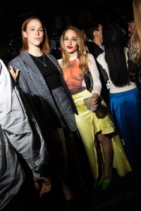 Tommy Dorfman and Jemima Kirke