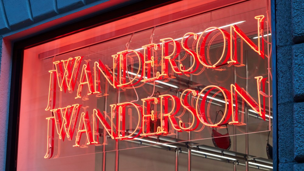 JW Anderson's new shopfront in Milan.