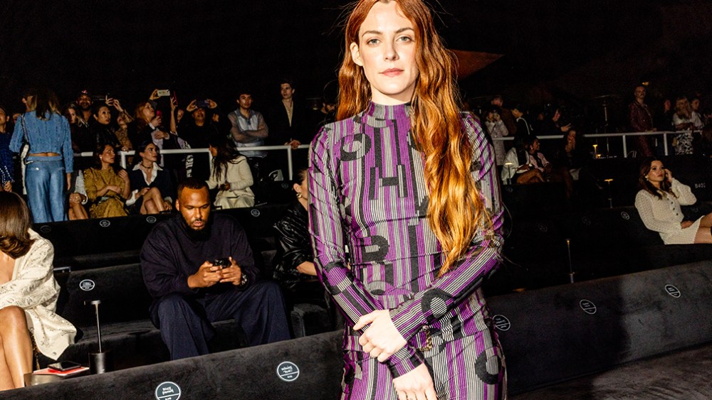 Riley Keough attend the Chanel 2024 Ready To Wear Collection Runway Show at Paramount Studios on May 9, 2023 in Los Angeles, California.