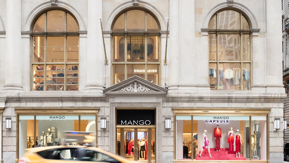 The Mango flagship on Fifth Avenue.