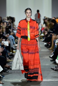 SYDNEY, AUSTRALIA - MAY 19: A model walks the runway during the Alix Higgins show during Afterpay Australian Fashion Week 2023 at Carriageworks on May 19, 2023 in Sydney, Australia. (Photo by Stefan Gosatti/Getty Images for AAFW)