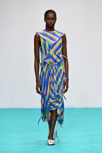SYDNEY, AUSTRALIA - MAY 18: A model walks the runway during the VERNER show during Afterpay Australian Fashion Week 2023 at Carriageworks on May 18, 2023 in Sydney, Australia. (Photo by Stefan Gosatti/Getty Images for AAFW)