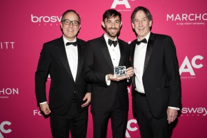 Guillaume Tardy and honorees Charlie Roberts and Steven Roberts