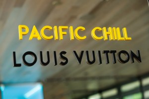 The scene at the Louis Vuitton Pacific Chill Launch.