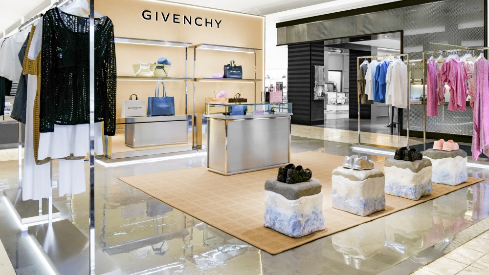 The Givenchy Plage installation at Neiman Marcus.