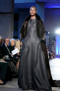 NEW YORK, NEW YORK - MAY 10: A model walks the runway for Yuri Ikegaya during 2023 FIT Future of Fashion presented by Macy's at The Fashion Institute of Technology on May 10, 2023 in New York City. (Photo by Bennett Raglin/Getty Images for FIT)
