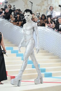 Lil Nas X at the 2023 Met Gala: Karl Lagerfeld: A Line of Beauty held at the Metropolitan Museum of Art on May 1, 2023 in New York, New York.