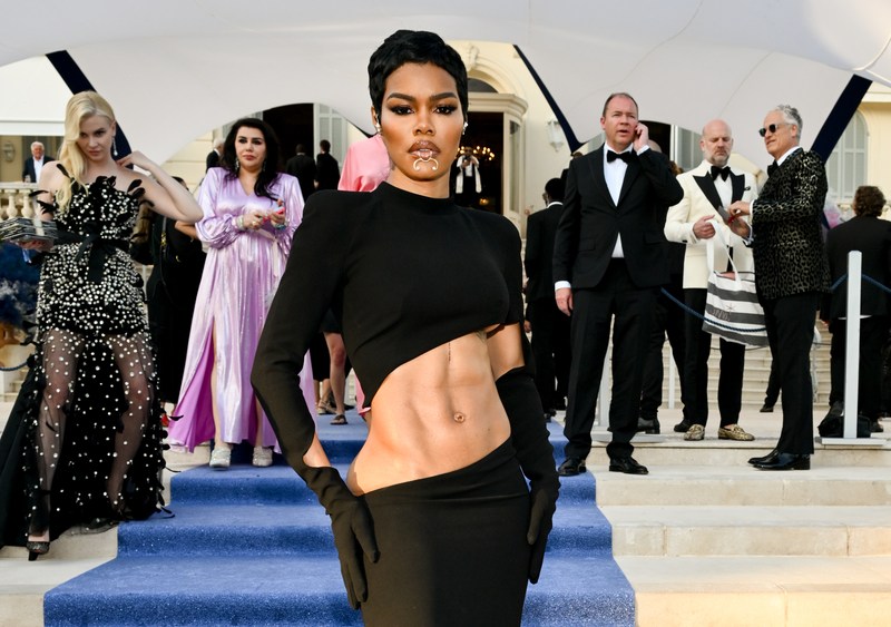 Teyana Taylor at the 2023 amfAR Gala Cannes on May 25 in Cannes, France.