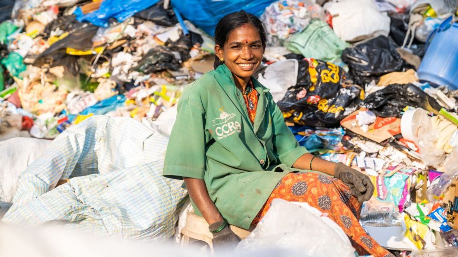 Bangalore has 22,500 informal waste pickers and sorters, 49 percent of which are women who are paid 33 percent less than their male counterparts.