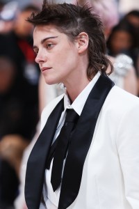 Kristen Stewart wears hair by Adir Abergel, and makeup by Jillian Dempsey.
