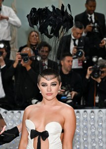 Florence Pugh wears makeup by Alex Babsky.