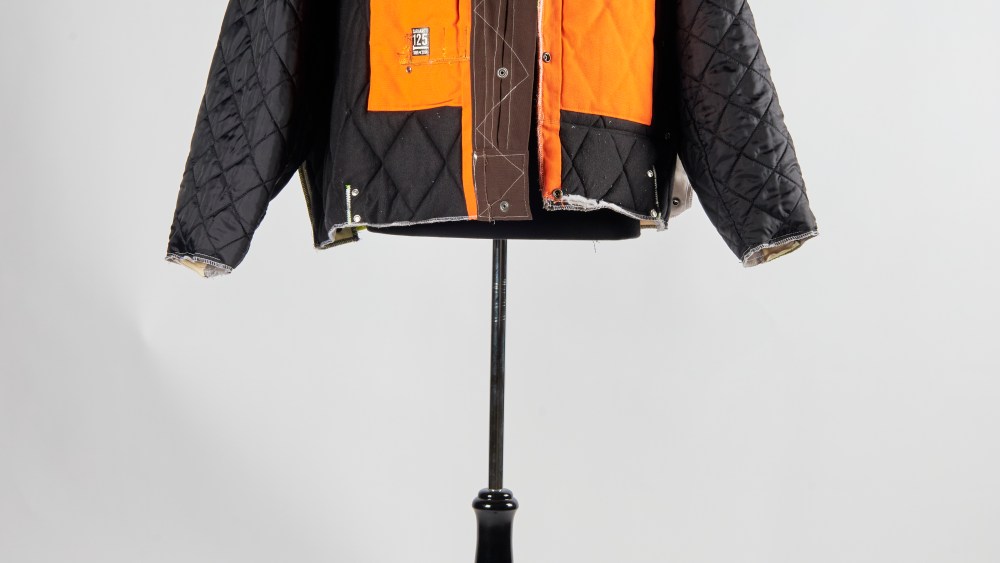 College for Creative Studies students created this jacket from Carhartt scraps.