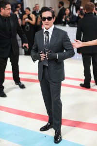 Ke Huy Quan at the 2023 Met Gala: Karl Lagerfeld: A Line of Beauty held at the Metropolitan Museum of Art on May 1, 2023 in New York, New York.