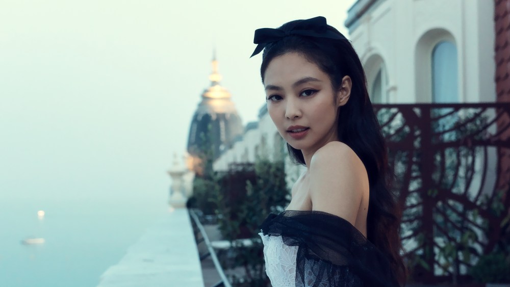Jennie Kim at the WWD Portrait Studio at Cannes Film Festival at the Carlton Hotel in Cannes, France on May 22, 2022.