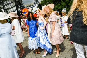 The scene at the Central Park Hat Luncheon.
