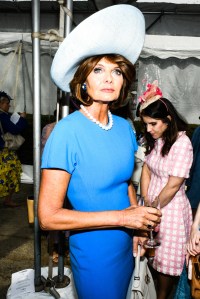 The scene at the Central Park Hat Luncheon.