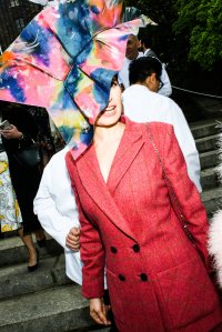 The scene at the Central Park Hat Luncheon.