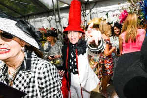 The scene at the Central Park Hat Luncheon.