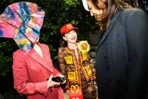 The scene at the Central Park Hat Luncheon.