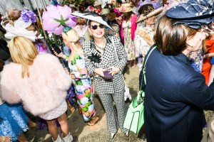 The scene at the Central Park Hat Luncheon.