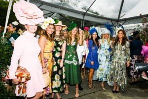 The scene at the Central Park Hat Luncheon.