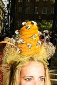 The scene at the Central Park Hat Luncheon.