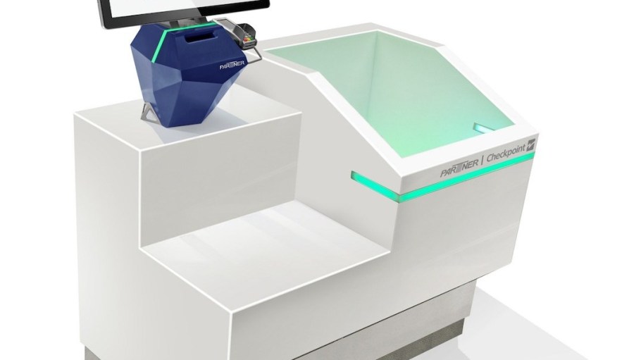 The Fashion RFID SCO features Checkpoint's RFID technology integrated into Partner Tech Europe's POS terminal.