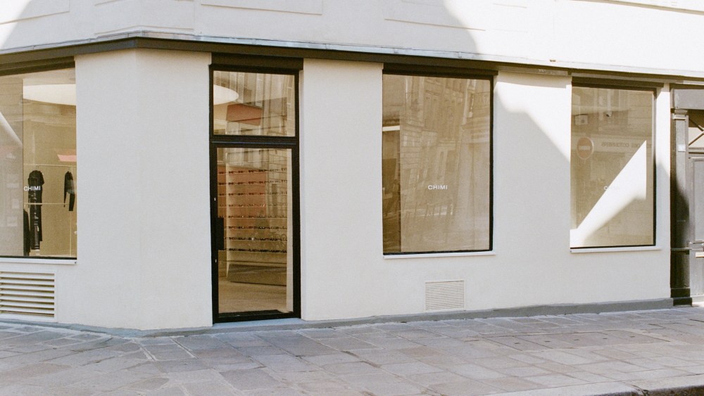 The exterior of Chimi's Paris flagship.