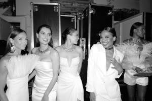 Backstage at the Chopard’s Debut of ‘Caroline’s Couture’
