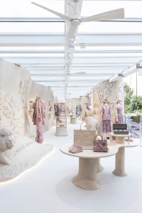 A look at the Dior Beverly Hills Hotel pool pop-up.