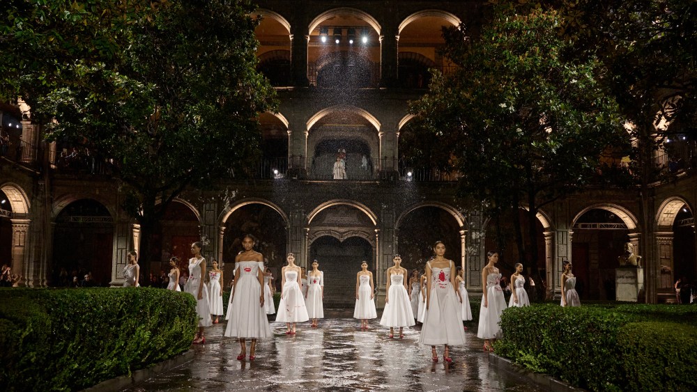 The finale of the Dior 2024 cruise show.