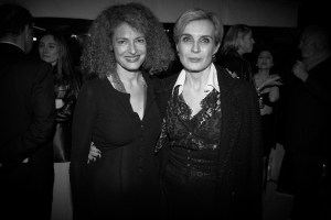 Ginevra Elkann and Melita Toscan du Plantier