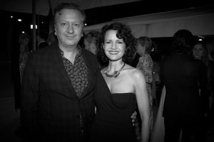 Carla Gugino and Sebastian Gutierrez