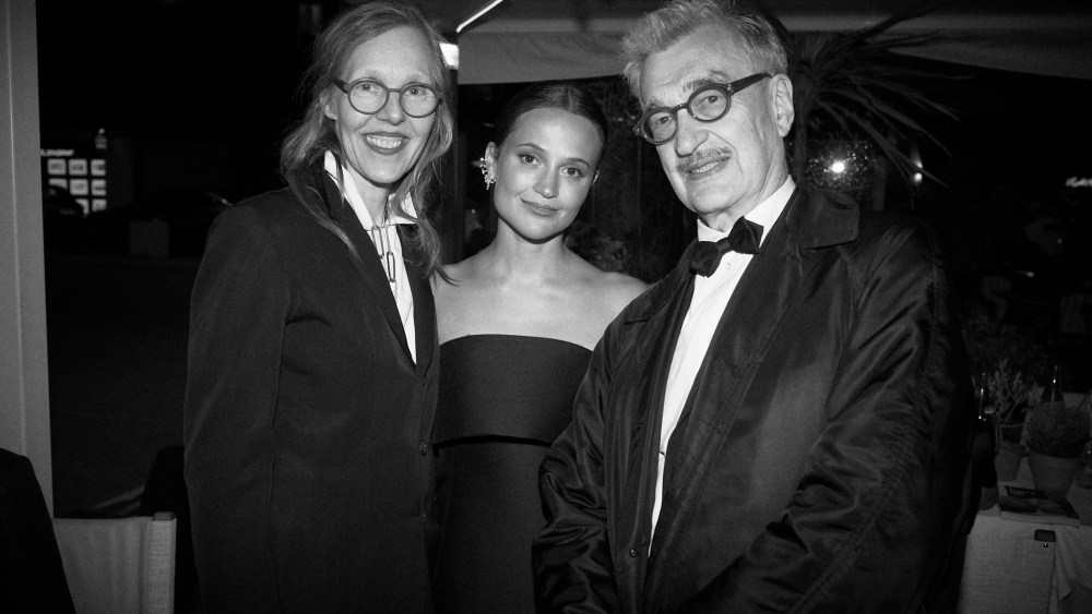Donata Wenders, Alicia Vikander, and Win Wenders