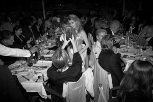 The scene at the Filmmakers Dinner hosted by Charles Finch.