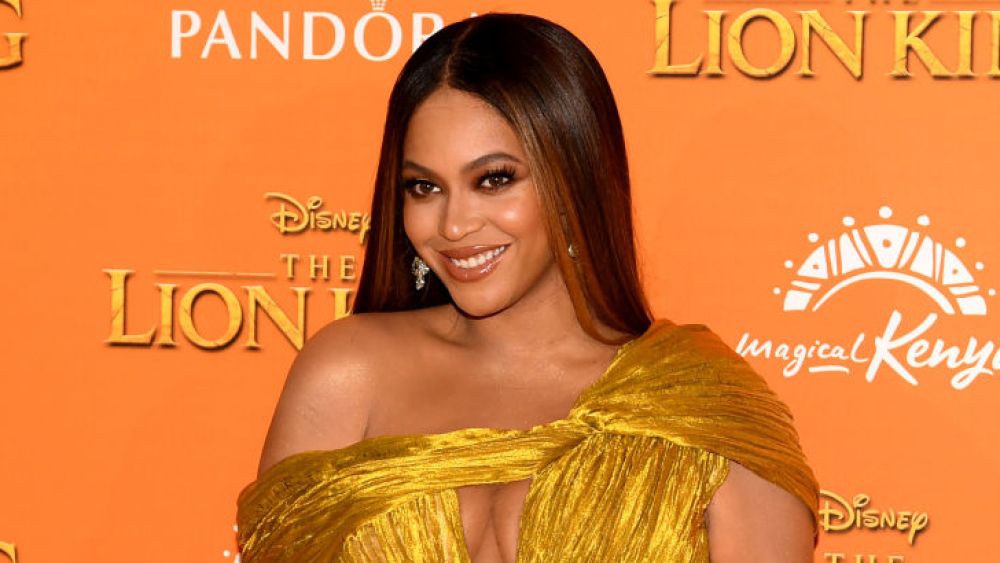 LONDON, ENGLAND - JULY 14:  Beyonce Knowles-Carter attends the European Premiere of Disney's "The Lion King" at Odeon Luxe Leicester Square on July 14, 2019 in London, England. (Photo by Gareth Cattermole/Getty Images for Disney)