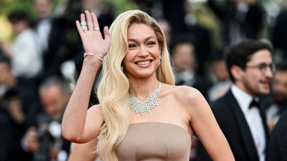 Gigi Hadid attends the premiere of "Firebrand" at Cannes Film Festival in Cannes, France on May 21.