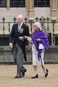 LONDON, ENGLAND - MAY 06: Simeon Saxe-Coburg-Gotha and Margarita Saxe-Coburg-Gotha attend the Coronation of King Charles III and Queen Camilla on May 06, 2023 in London, England. The Coronation of Charles III and his wife, Camilla, as King and Queen of the United Kingdom of Great Britain and Northern Ireland, and the other Commonwealth realms takes place at Westminster Abbey today. Charles acceded to the throne on 8 September 2022, upon the death of his mother, Elizabeth II. (Photo by Jeff Spicer/Getty Images)