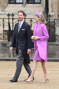 LONDON, ENGLAND - MAY 06: Alois, Hereditary Prince and Regent of Liechtenstein and Sophie, Hereditary Princess of Liechtenstein attend the Coronation of King Charles III and Queen Camilla on May 06, 2023 in London, England. The Coronation of Charles III and his wife, Camilla, as King and Queen of the United Kingdom of Great Britain and Northern Ireland, and the other Commonwealth realms takes place at Westminster Abbey today. Charles acceded to the throne on 8 September 2022, upon the death of his mother, Elizabeth II. (Photo by Stuart C. Wilson/Getty Images)