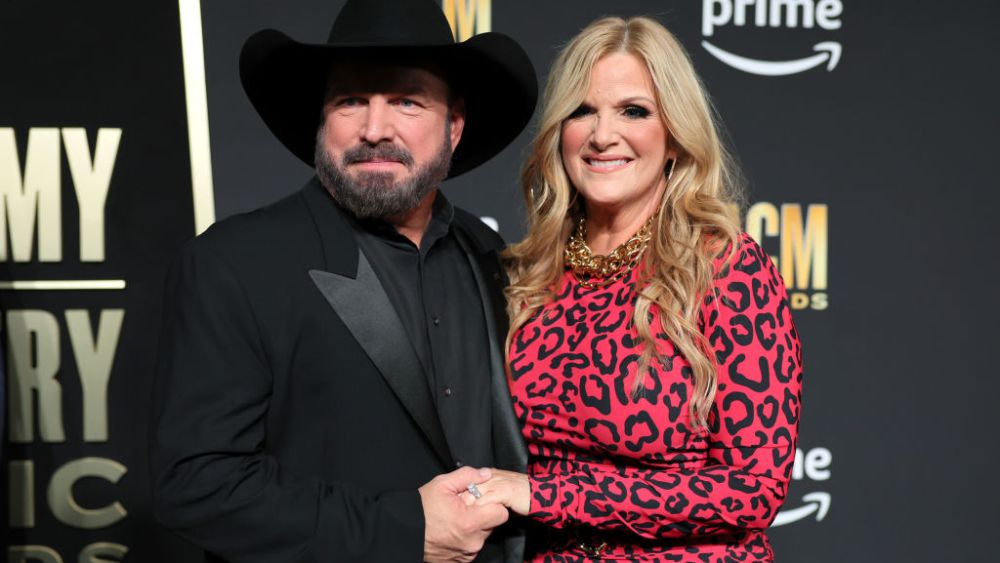 Garth Brooks and Trisha Yearwood attend the Academy Of Country Music Awards on May 11 in Frisco, Texas.