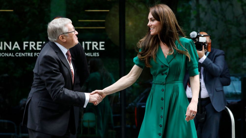 Kate Middleton, Anna Freud, greed suzannah london dress