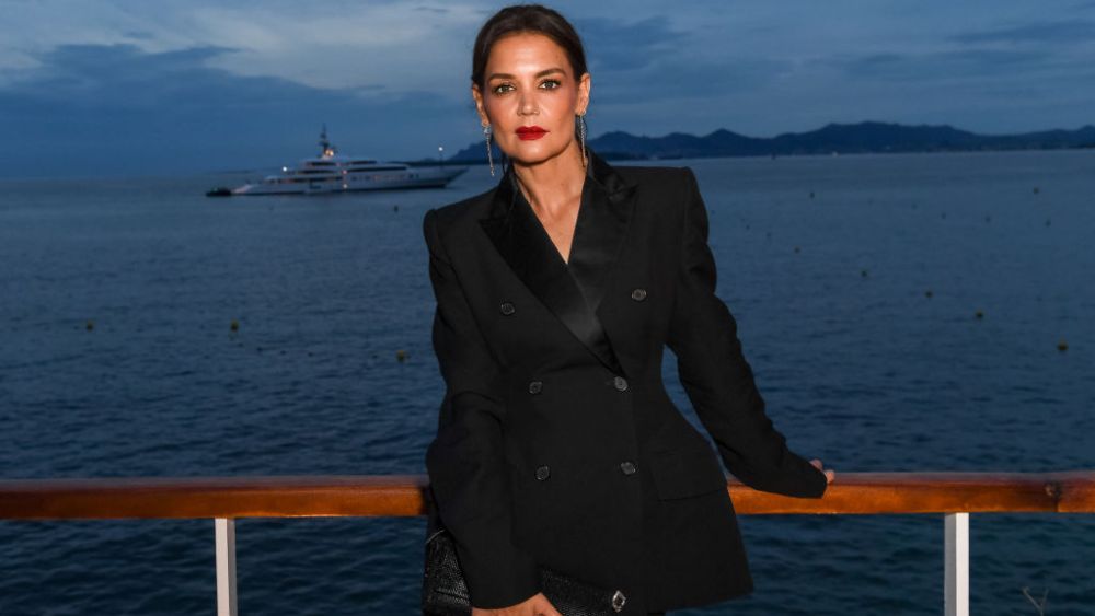 Katie Holmes at the Red Sea International Film Festival's "Women's Stories Gala" on May 18 in Cap d'Antibes, France.