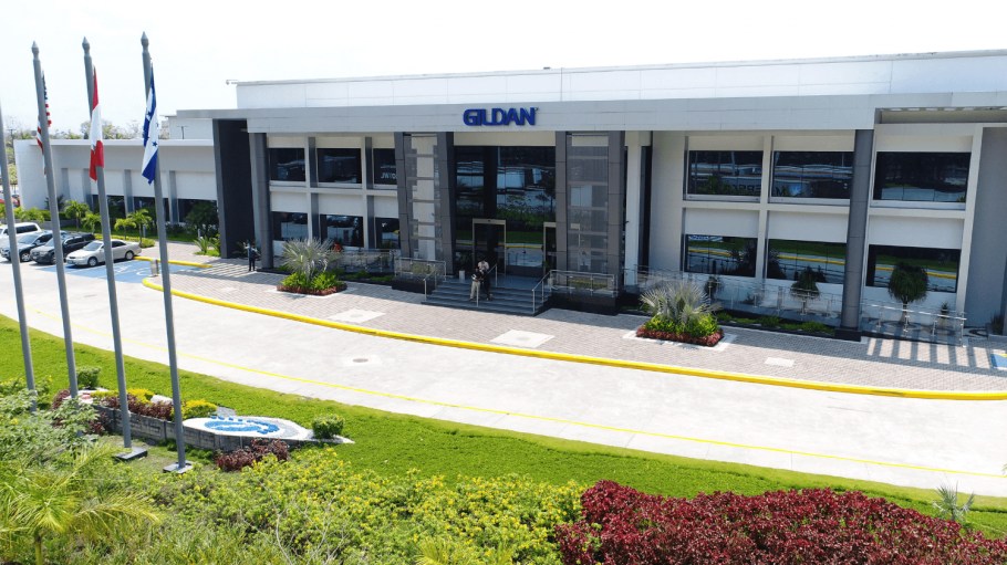Outside view of Gildan’s manufacturing headquarters in Honduras.