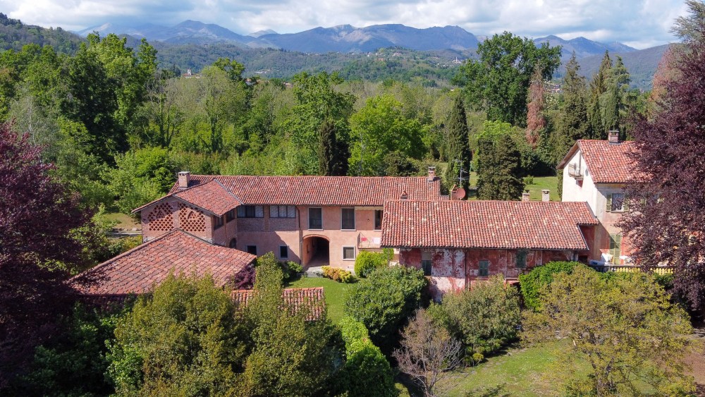 Nino Cerruti's mansion in Biella, Italy.