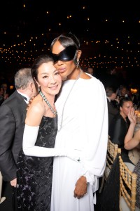 Michelle Yeoh and Naomi Campbell