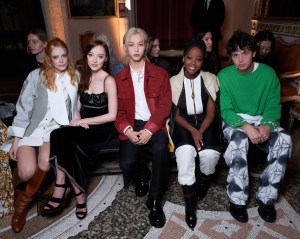 Stacy Martin, Phoebe Dynevor, Felix, Thuso Mbedu, and Sean Koons