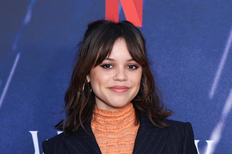 Jenny Ortega at the "Wednesday" FYC event on April 29 in Los Angeles.